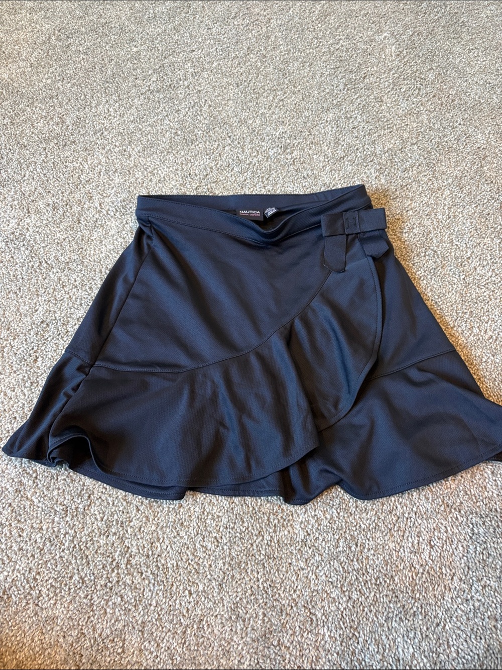 Nautica Navy Blue Ruffle Skort